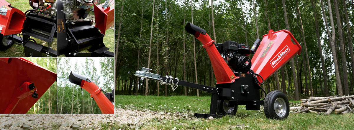 MechMaxx 5 inch E-start ZONSEN 459cc Gasoline Engine Powered Wood Chipper ,  GS1500