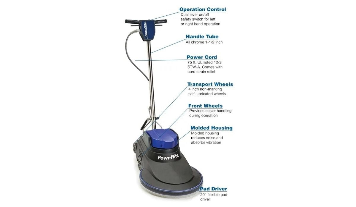 Powr-Flite Millennium Edition Burnisher 2,000 RPM