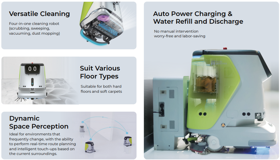 PUDU CC1 Commercial Cleaning Robot (10110-000070)